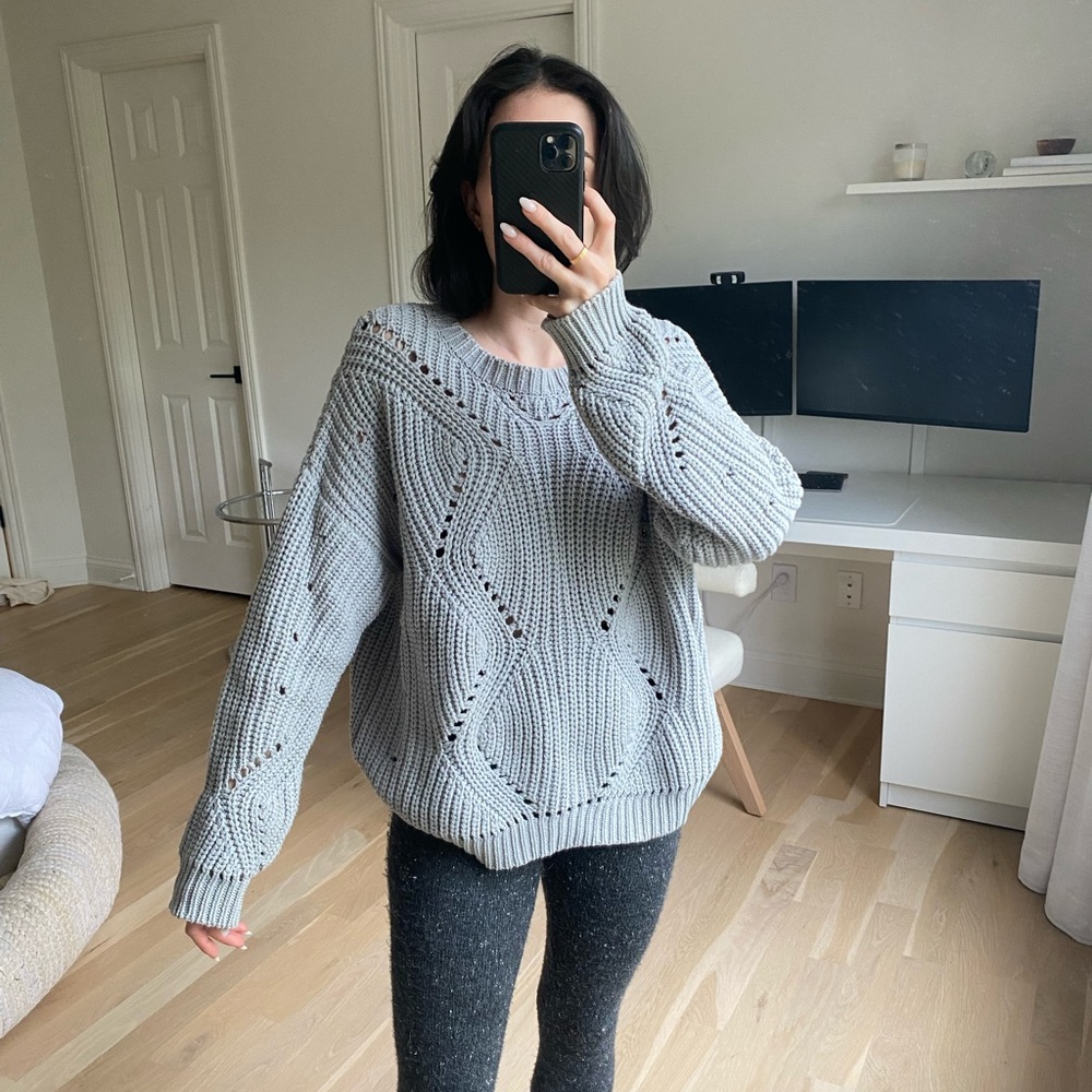 Rag Poets Grey Sweater